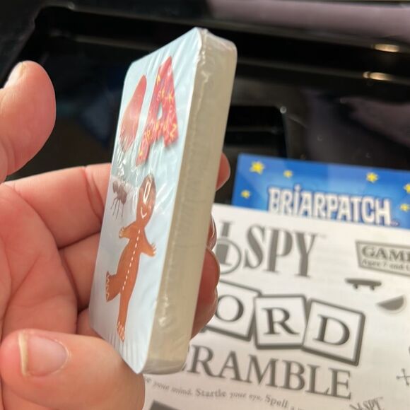 I SPY WORD SCRAMBLE Game Scholastic Briarpatch 7 Up Family Fun NWOT Educational - Picture 5 of 9